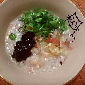 ５分！塩粥+トッピング❤（海苔の佃煮、糠漬け他）